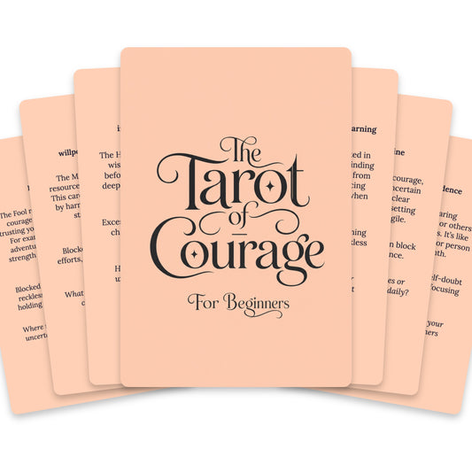 The Tarot of Courage — For Beginners — arrangement 1