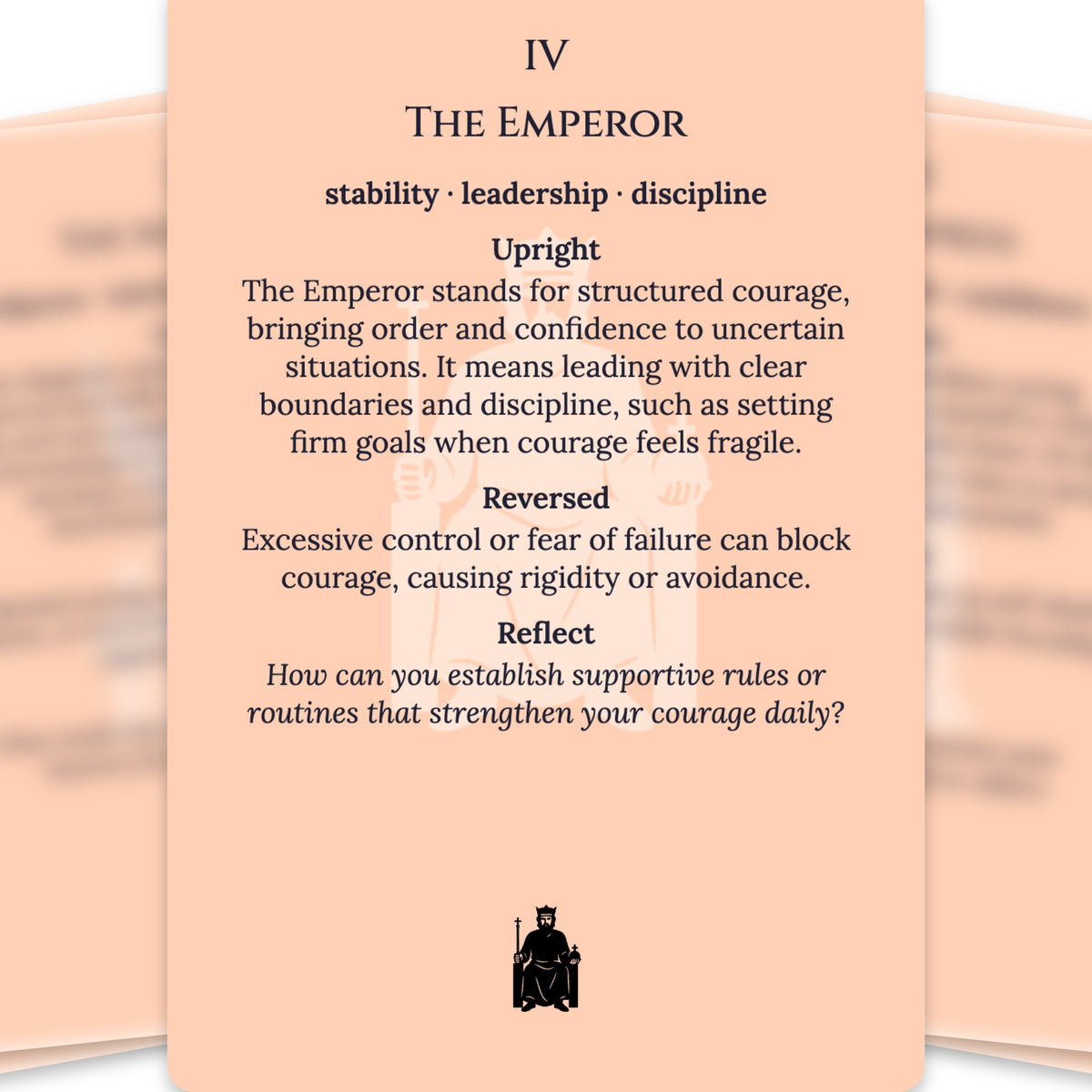 The Tarot of Courage — For Beginners — arrangement 11
