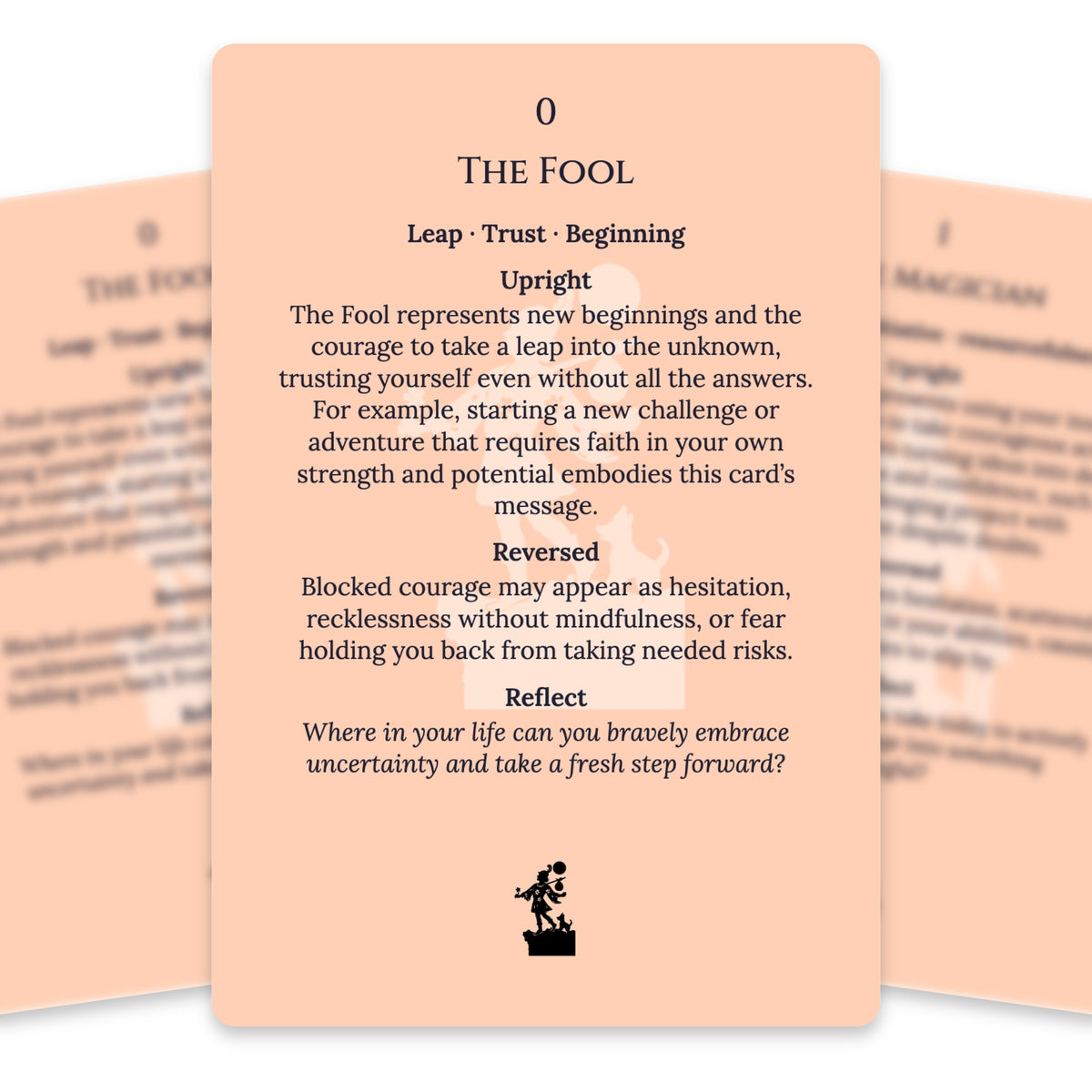 The Tarot of Courage — For Beginners — arrangement 5
