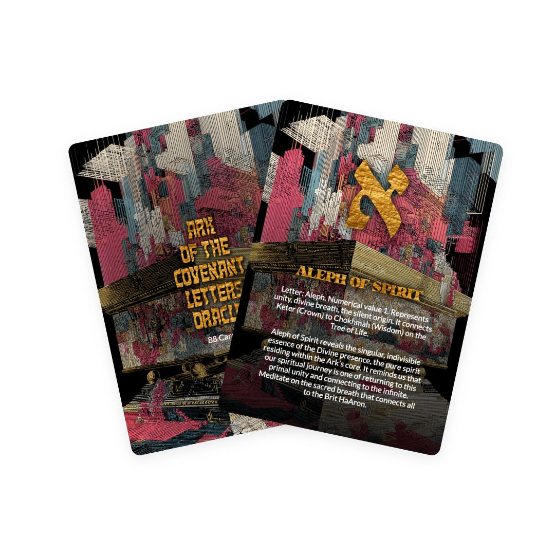 Ark of Covenant Letters Oracle - 88 Cards Deck