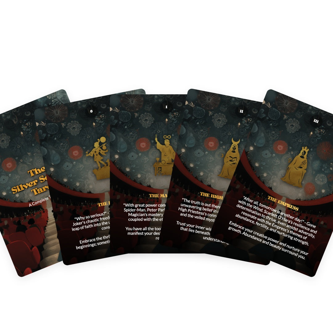 The Silver Screen Tarot  - 78 Cards