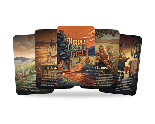Hippie Legends Tarot — arrangement 1
