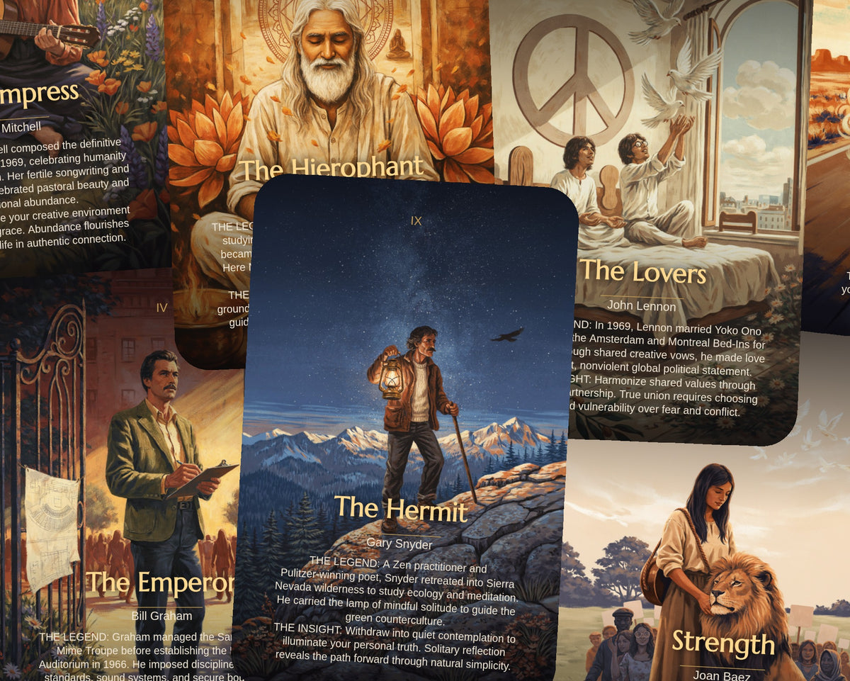 Hippie Legends Tarot — arrangement 2
