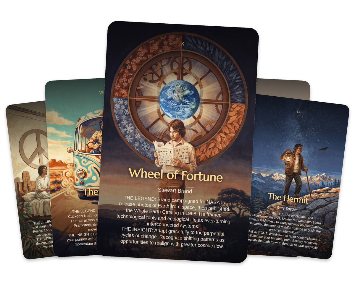 Hippie Legends Tarot — arrangement 3