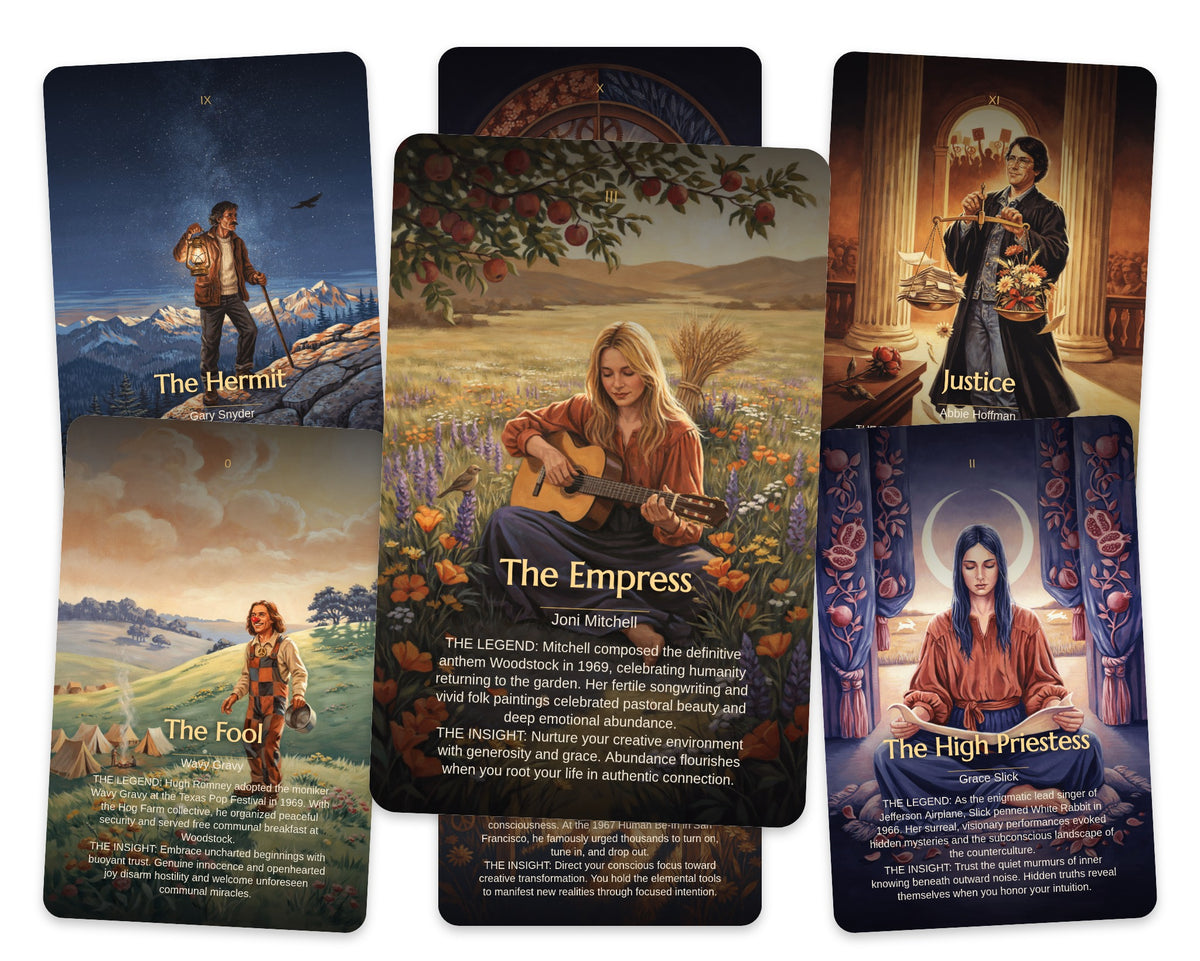 Hippie Legends Tarot — arrangement 4