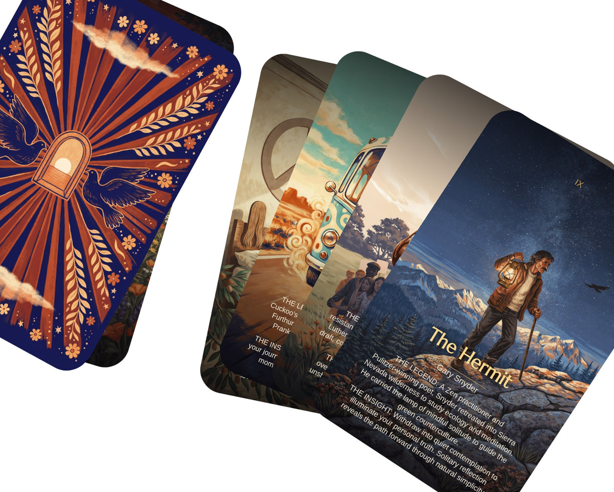 Hippie Legends Tarot — arrangement 6