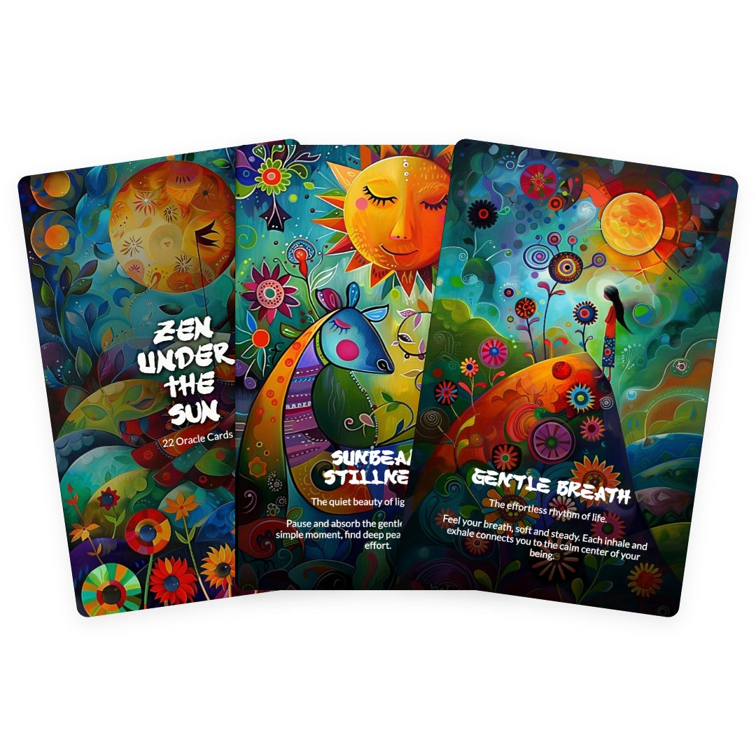 Zen Under the Sun - 22 Oracle Cards