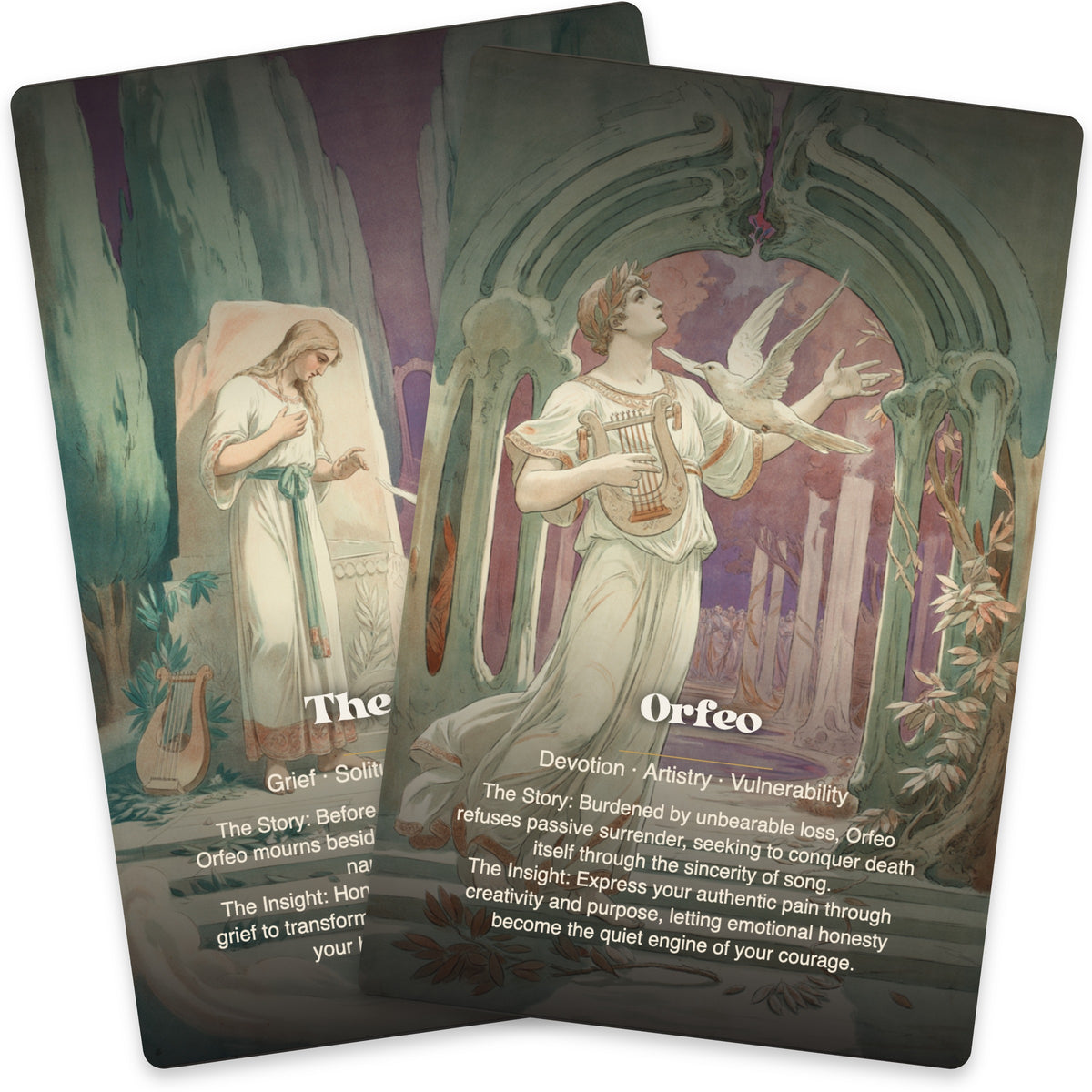 Orpheus and Eurydice Oracle – 22 Cards Inspired by Gluck’s Opera of Love, Loss & Hope — arrangement 10
