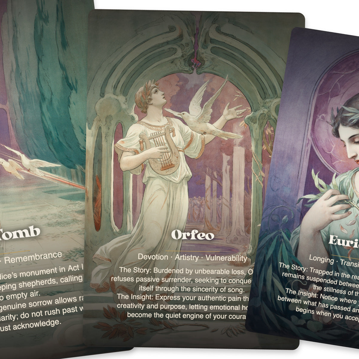 Orpheus and Eurydice Oracle – 22 Cards Inspired by Gluck’s Opera of Love, Loss & Hope — arrangement 4