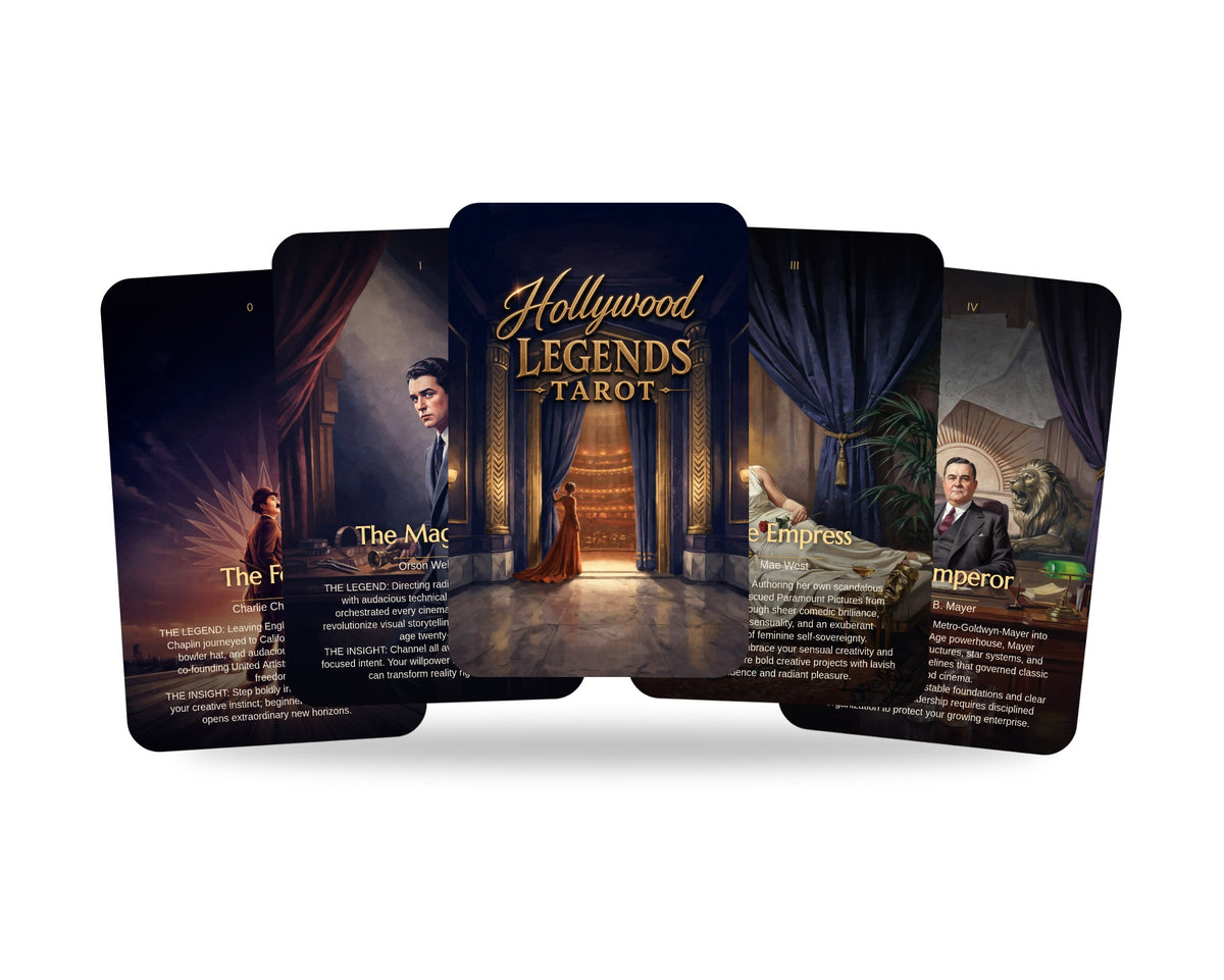 Hollywood Legends Tarot — arrangement 1