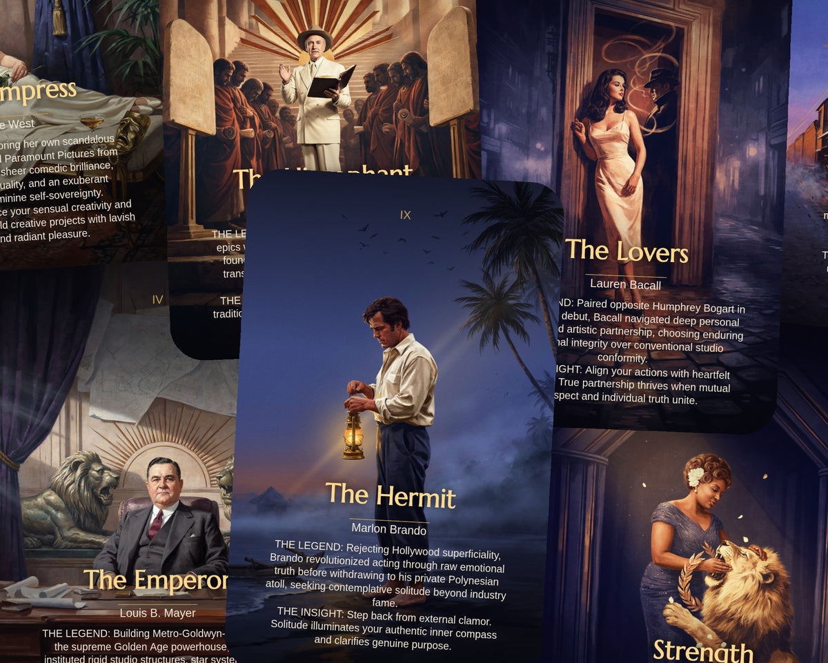Hollywood Legends Tarot — arrangement 2