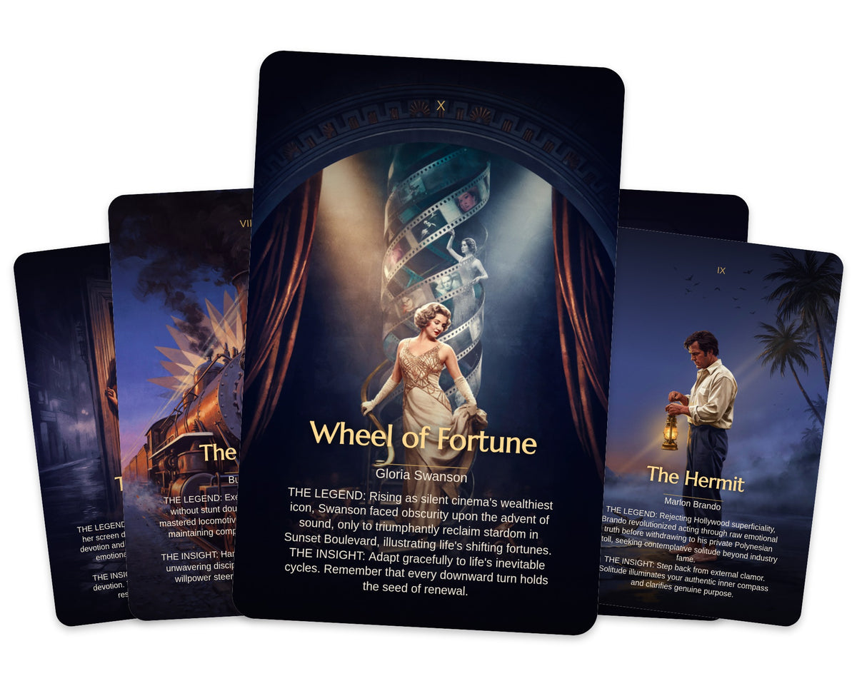 Hollywood Legends Tarot — arrangement 3