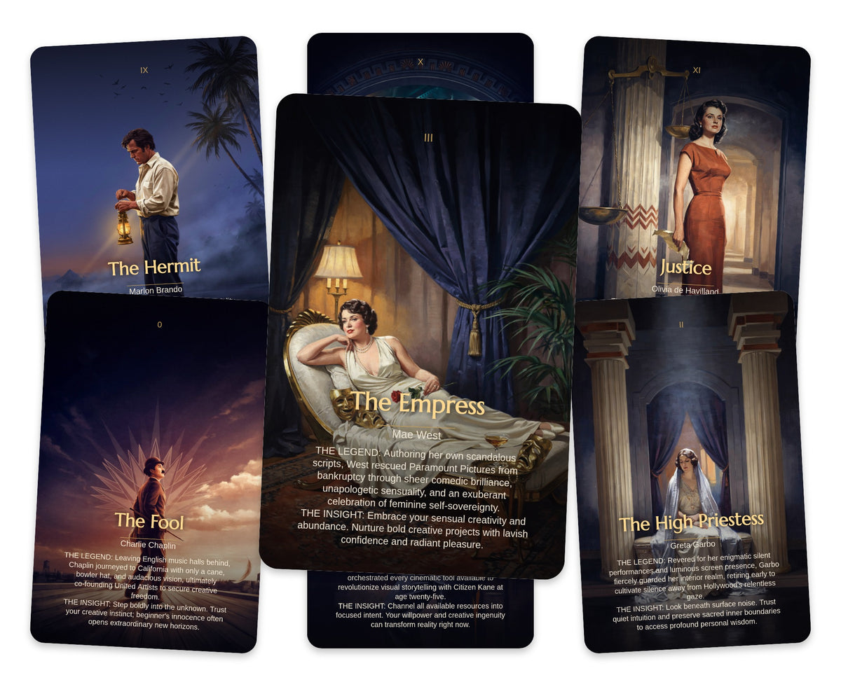 Hollywood Legends Tarot — arrangement 4