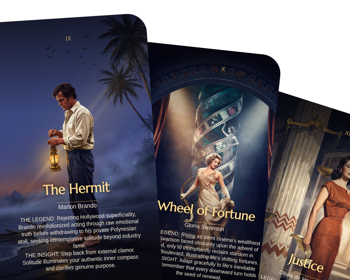 Hollywood Legends Tarot — arrangement 8