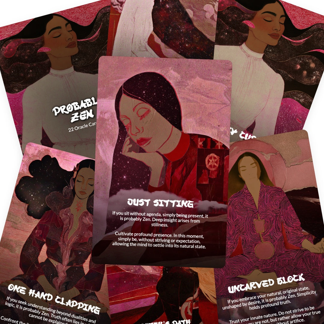 Probably Zen - 22  Oracle Cards - Contemplation Deck
