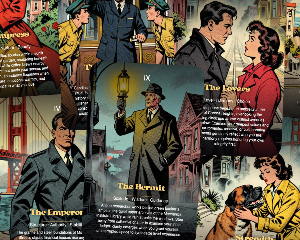The Tarot of San Francisco — arrangement 6