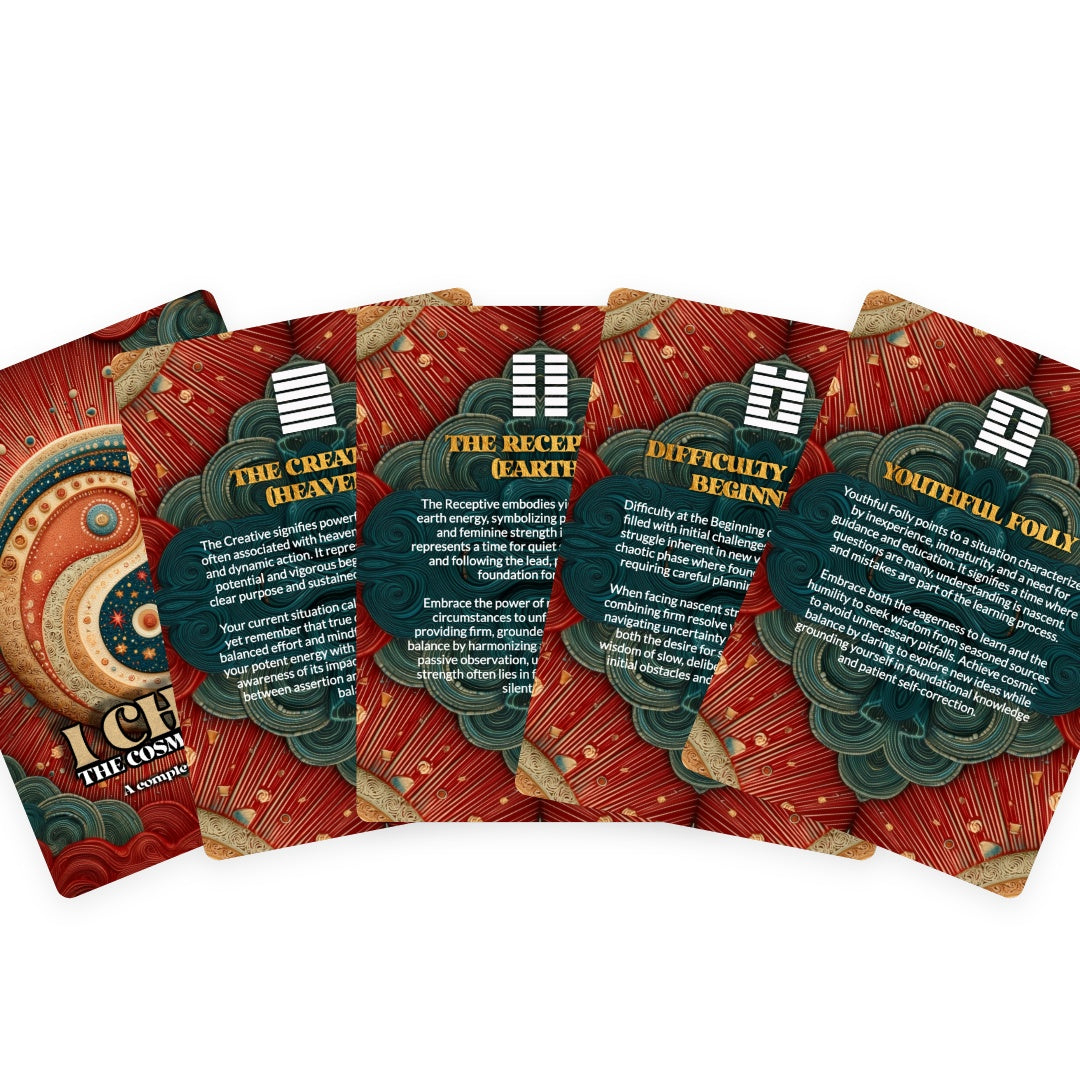 I Ching The Cosmic Balance - A complete 78 cards set