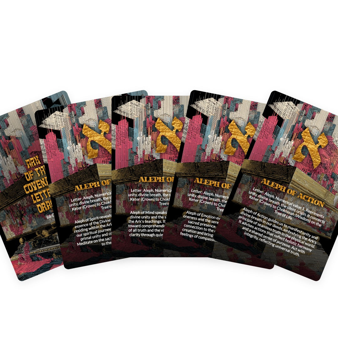 Ark of Covenant Letters Oracle - 88 Cards Deck