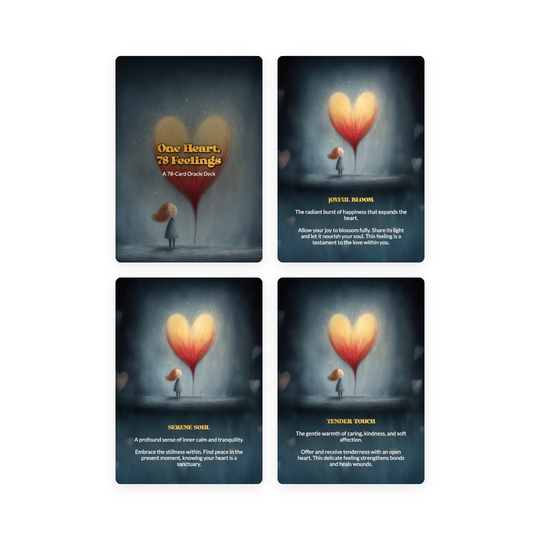 One Heart, 78 Feelings - Oracle Cards