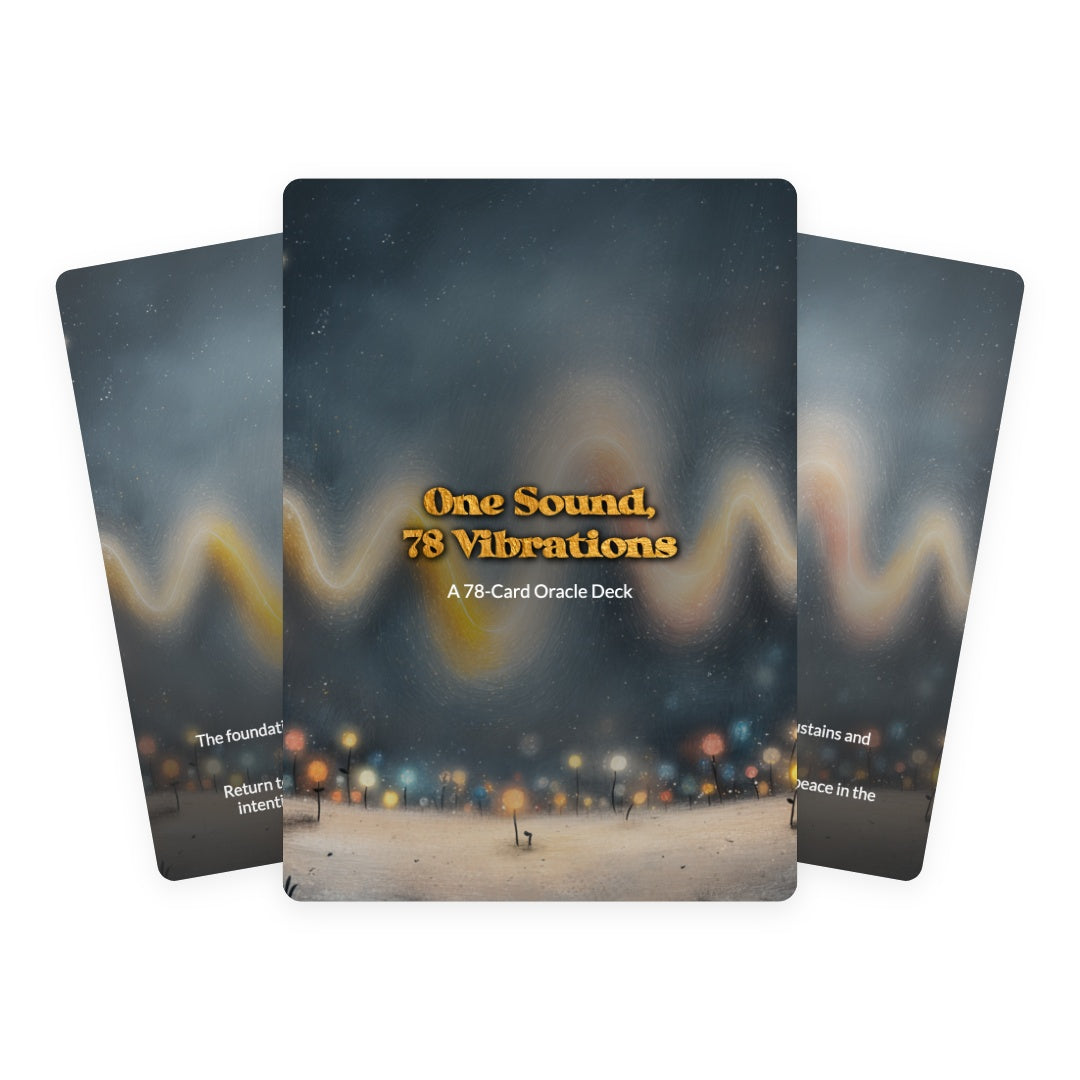 One Sound, 78 Vibrations - Oracle Cards