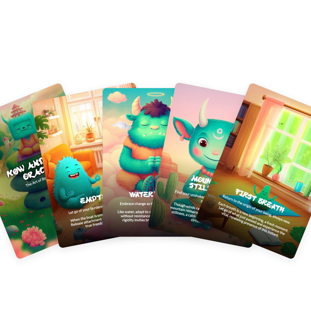 Now and Zen Oracle Deck - The Art of Being Here - 78 Cards