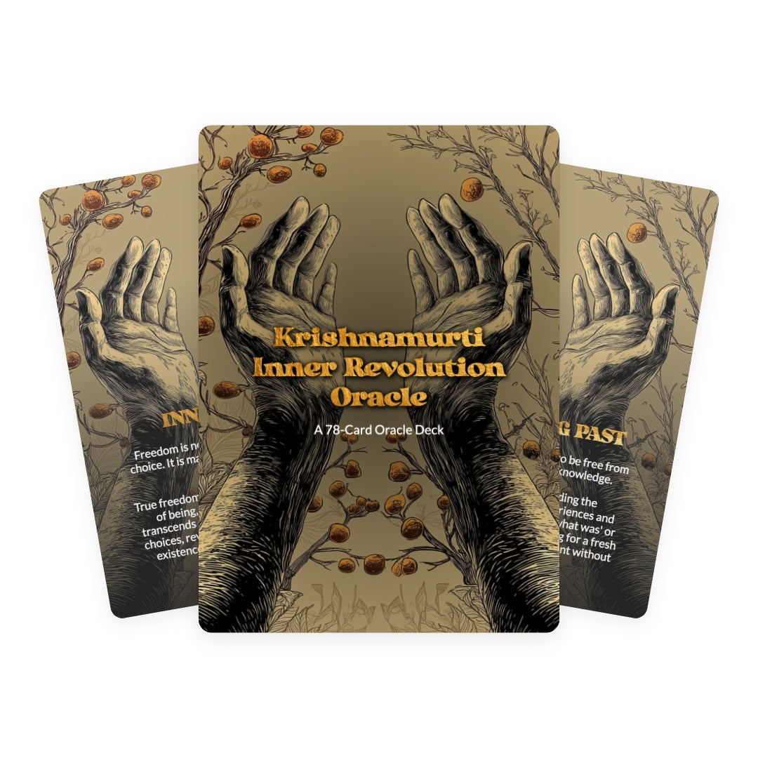 Krishnamurti - Inner Revolution Oracle - 78 Cards