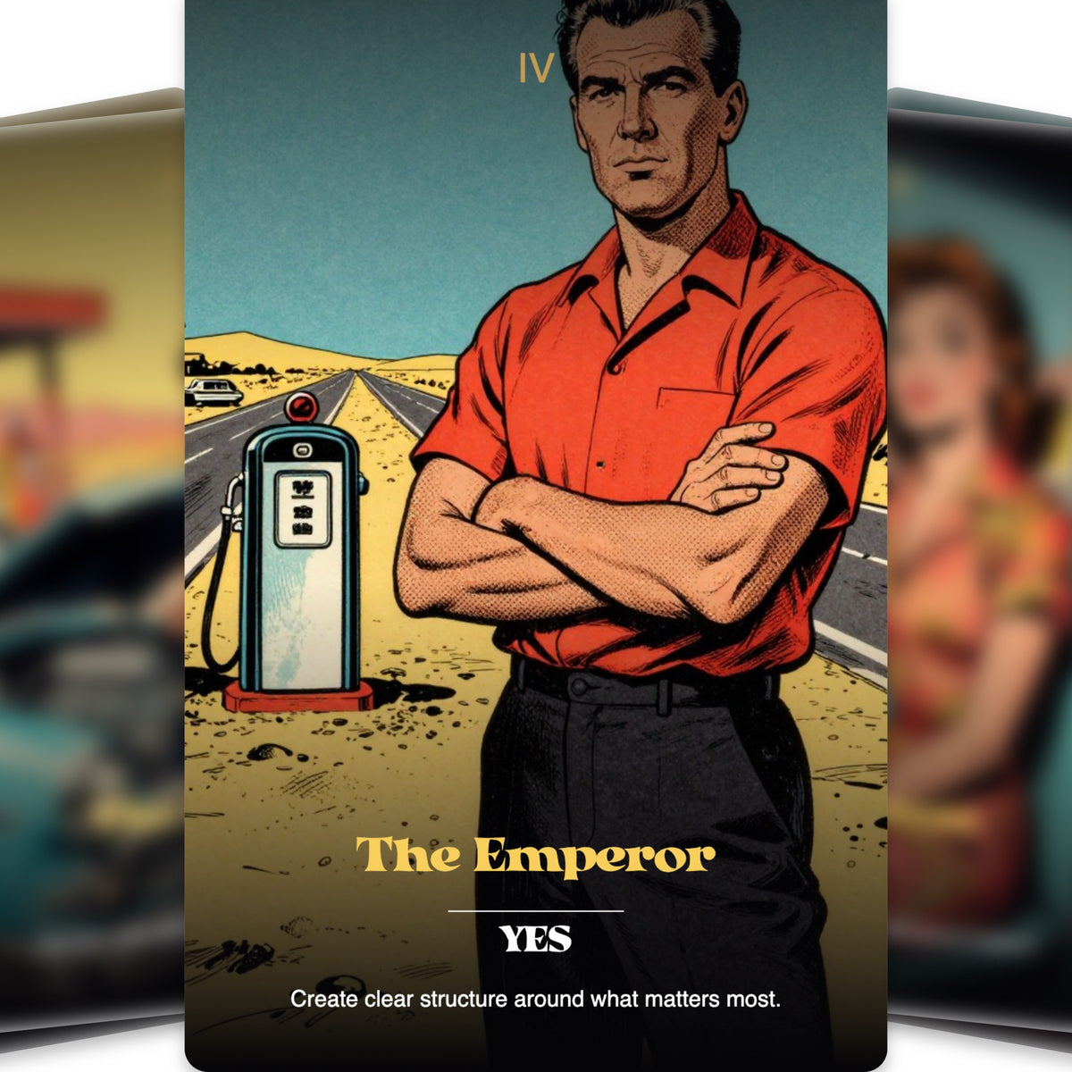 The Open Road Tarot — arrangement 11