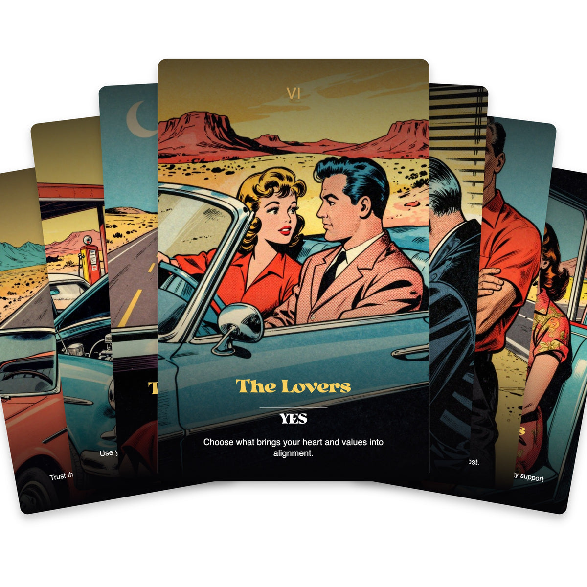 The Open Road Tarot — arrangement 2
