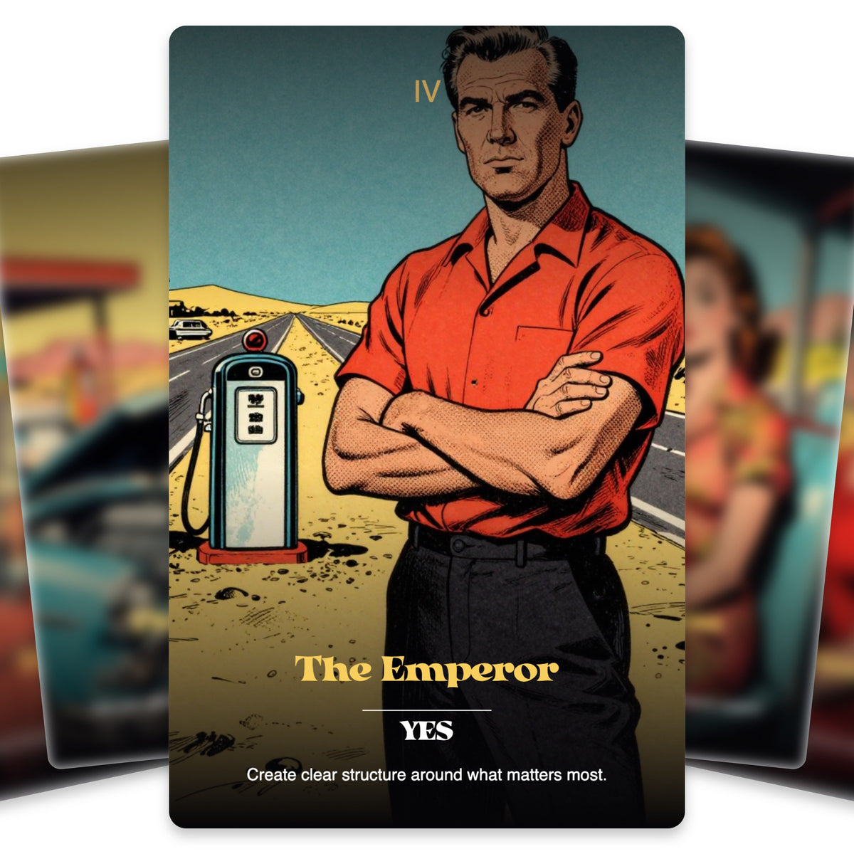 The Open Road Tarot — arrangement 3