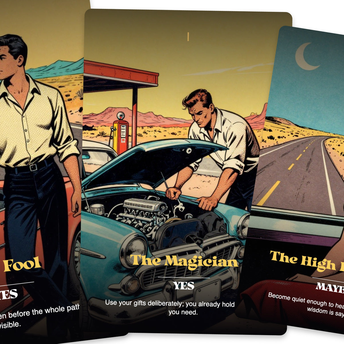 The Open Road Tarot — arrangement 4