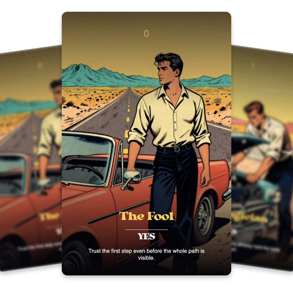 The Open Road Tarot — arrangement 5