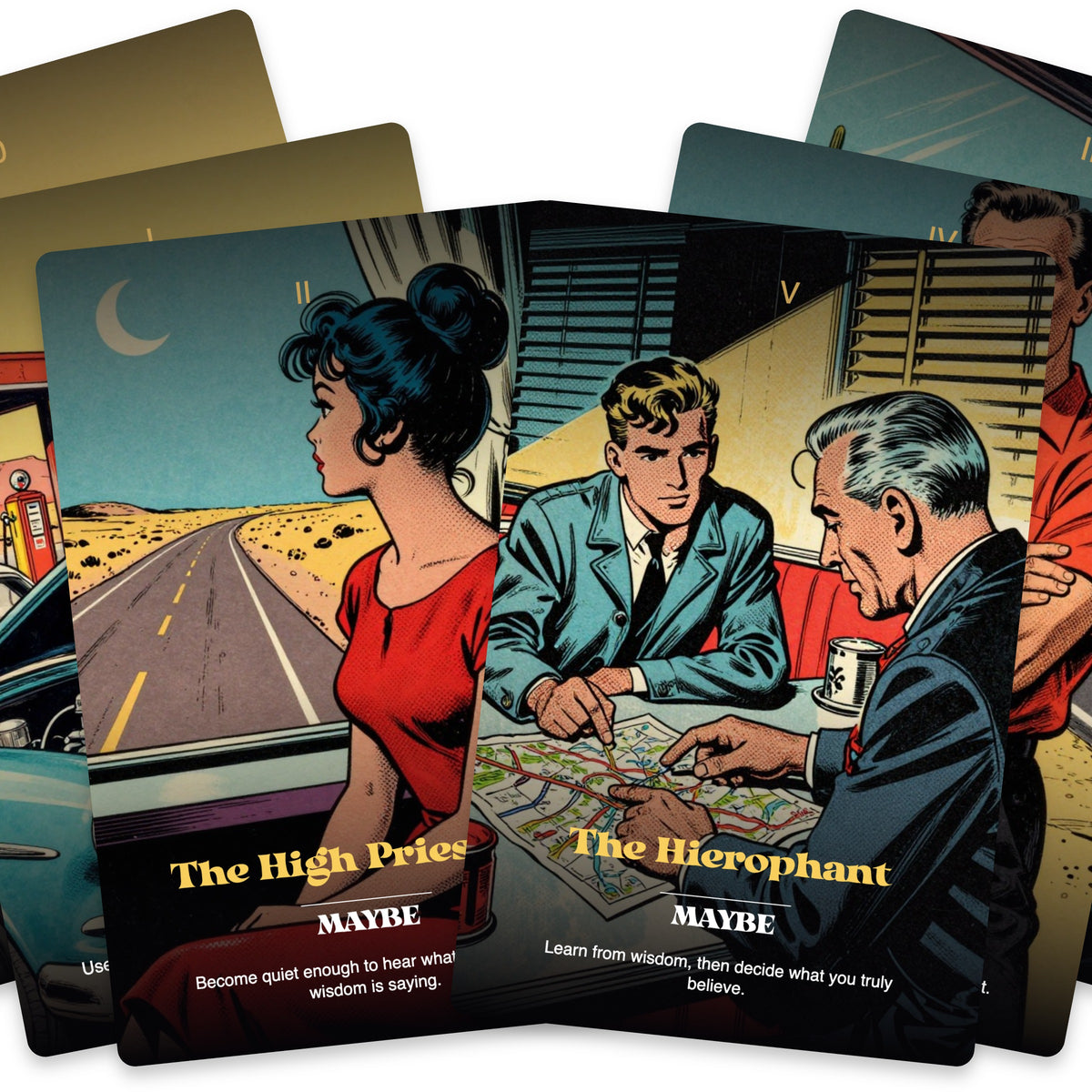 The Open Road Tarot — arrangement 6