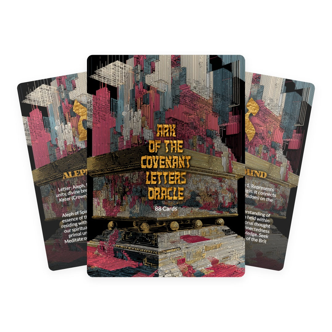 Ark of Covenant Letters Oracle - 88 Cards Deck