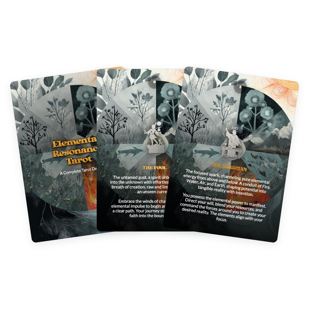 Elemental Resonance Tarot - 78 Cards