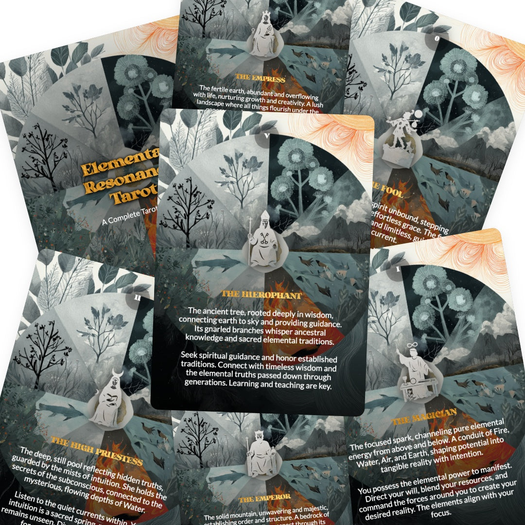 Elemental Resonance Tarot - 78 Cards