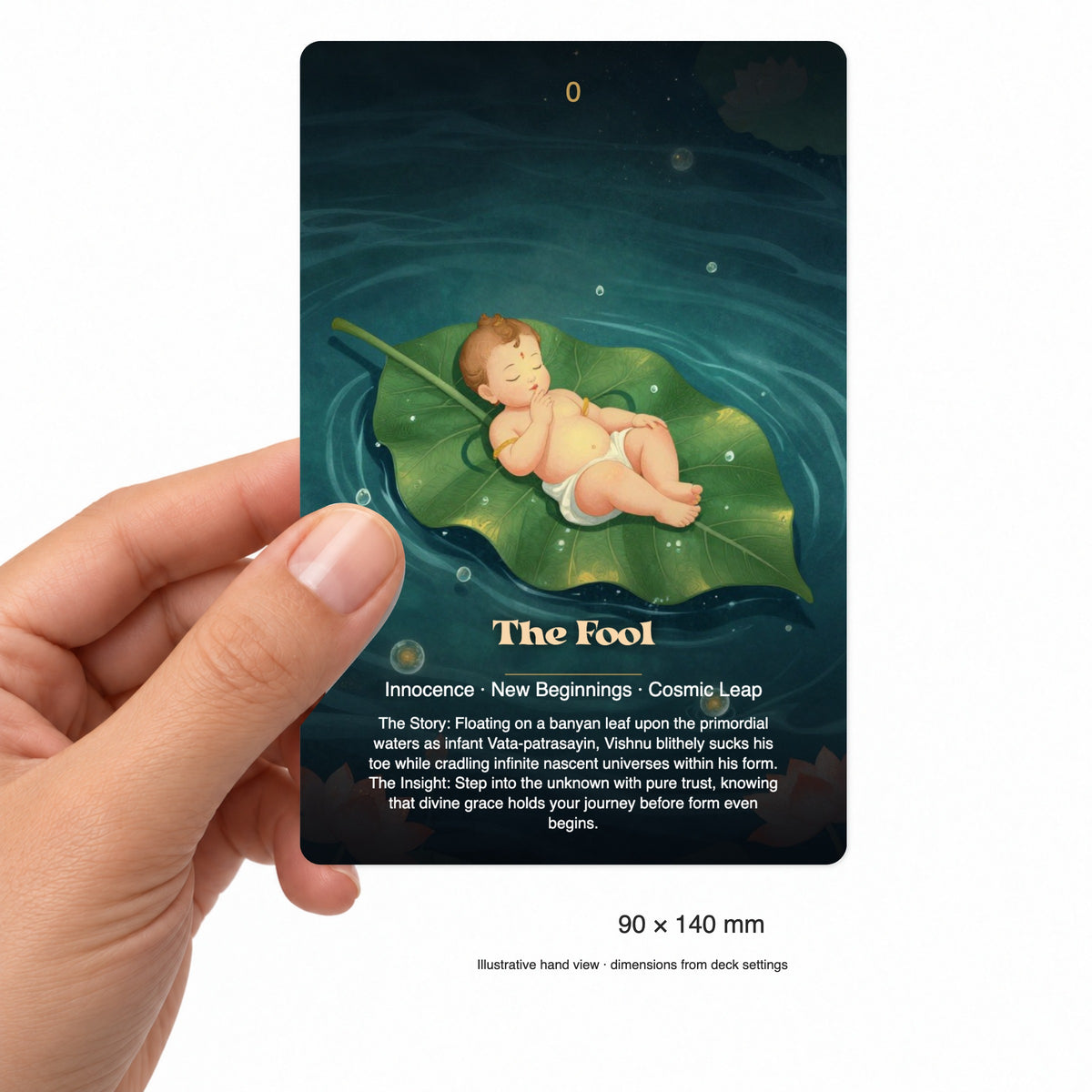 Vishnu The Keeper of Cosmic Balance Tarot — arrangement 4