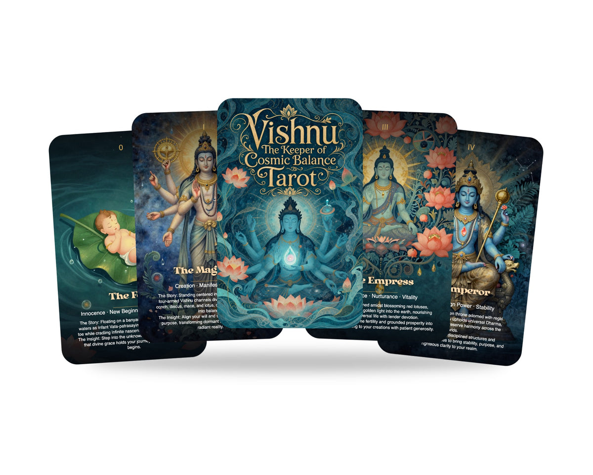 Vishnu The Keeper of Cosmic Balance Tarot — arrangement 7