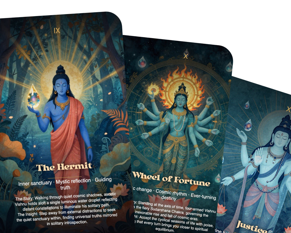 Vishnu The Keeper of Cosmic Balance Tarot — arrangement 9