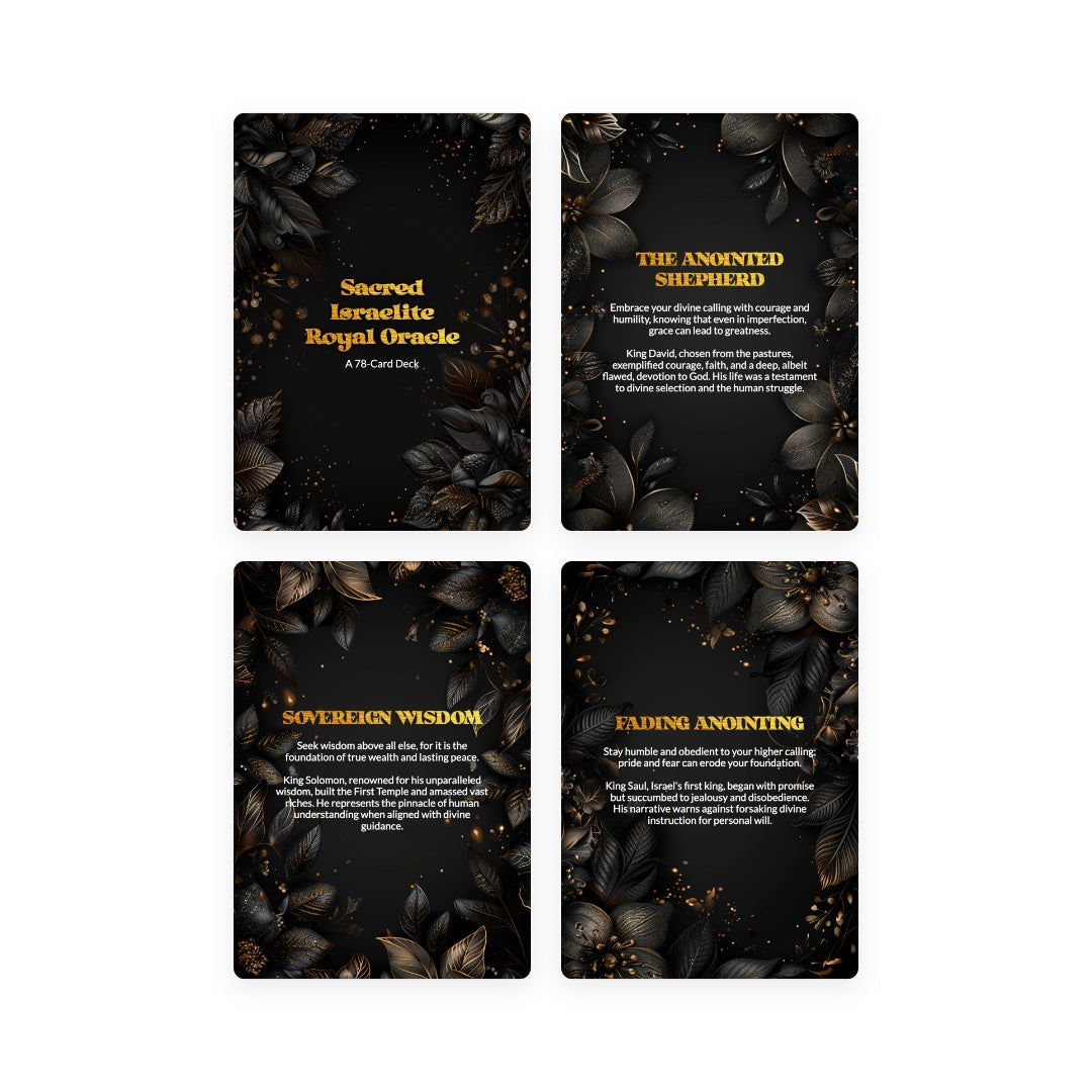 Sacred Israelite Royal Oracle - 78 cards