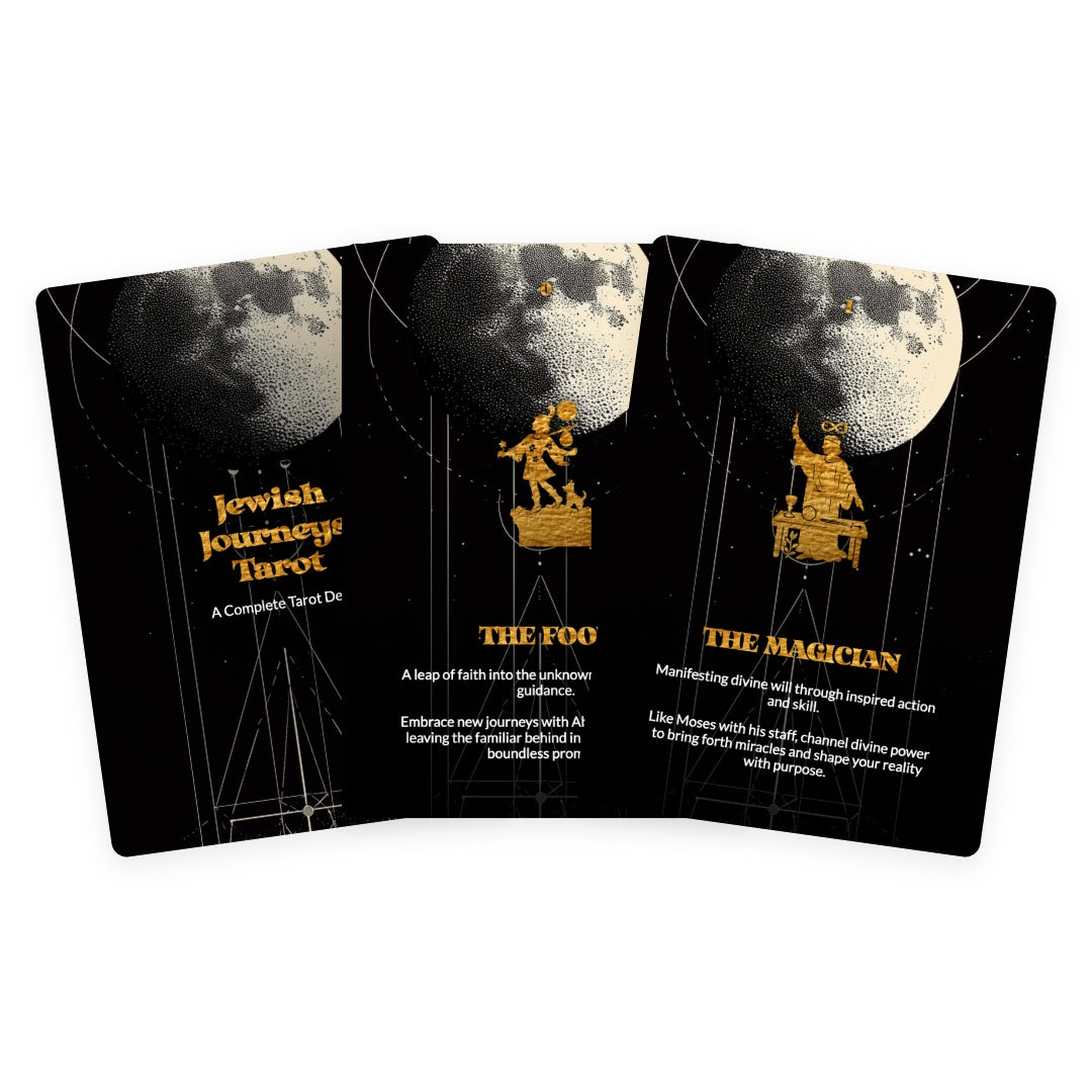 Jewish Journeys Tarot - 78 Cards - Jewish Heritage through the Major and Minor Arcana