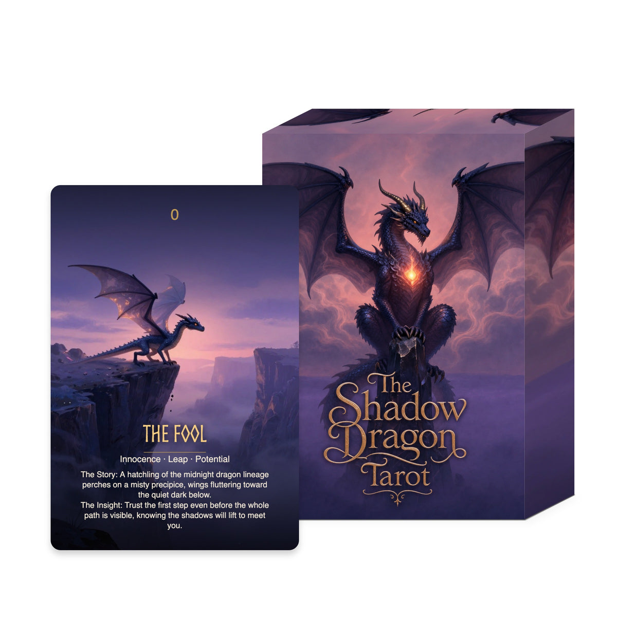 The Shadow Dragon Tarot — arrangement 1