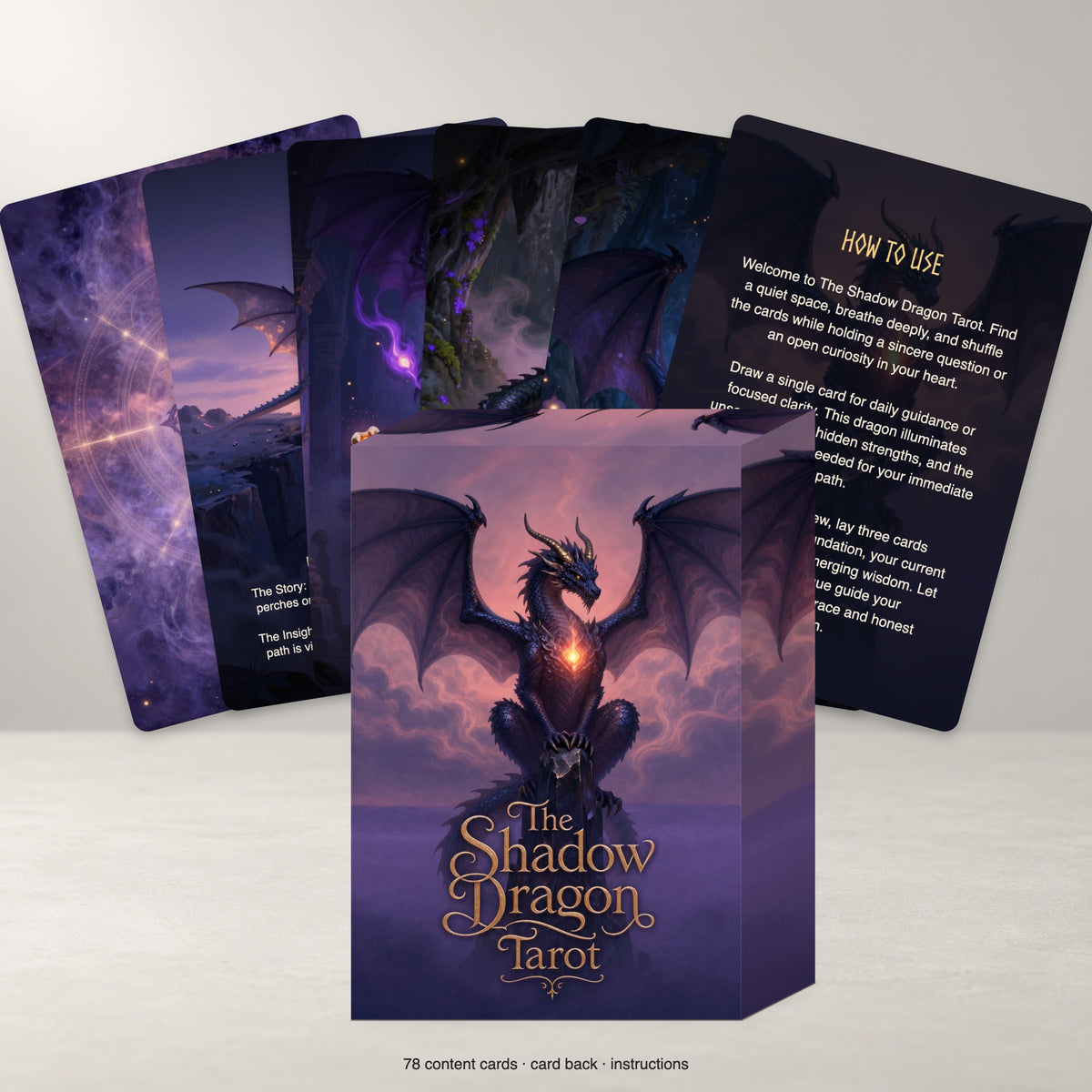 The Shadow Dragon Tarot — arrangement 4