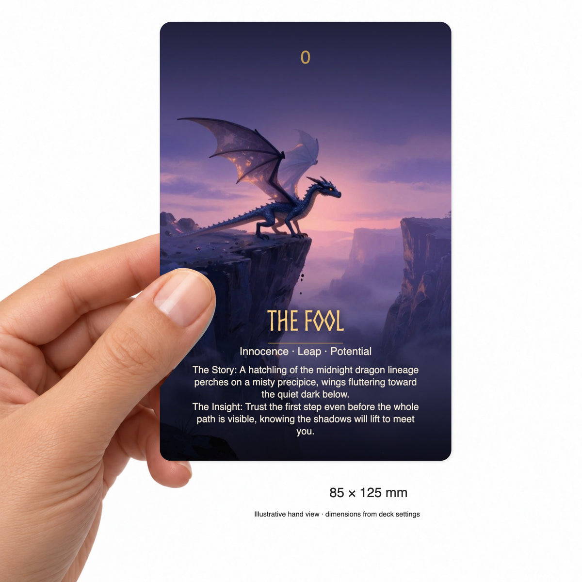 The Shadow Dragon Tarot — arrangement 5