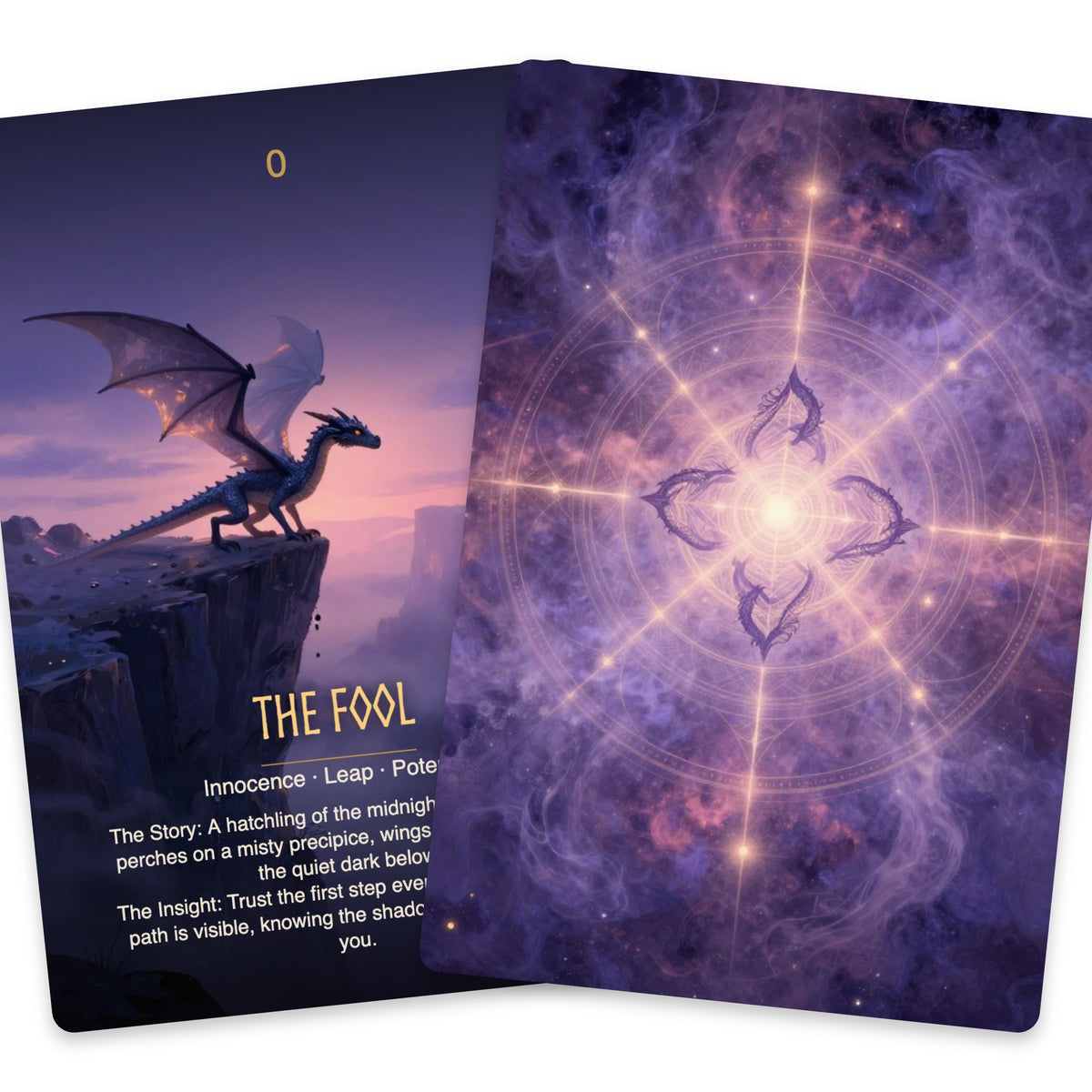 The Shadow Dragon Tarot — arrangement 7