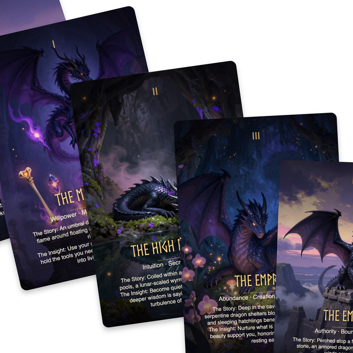 The Shadow Dragon Tarot — arrangement 8