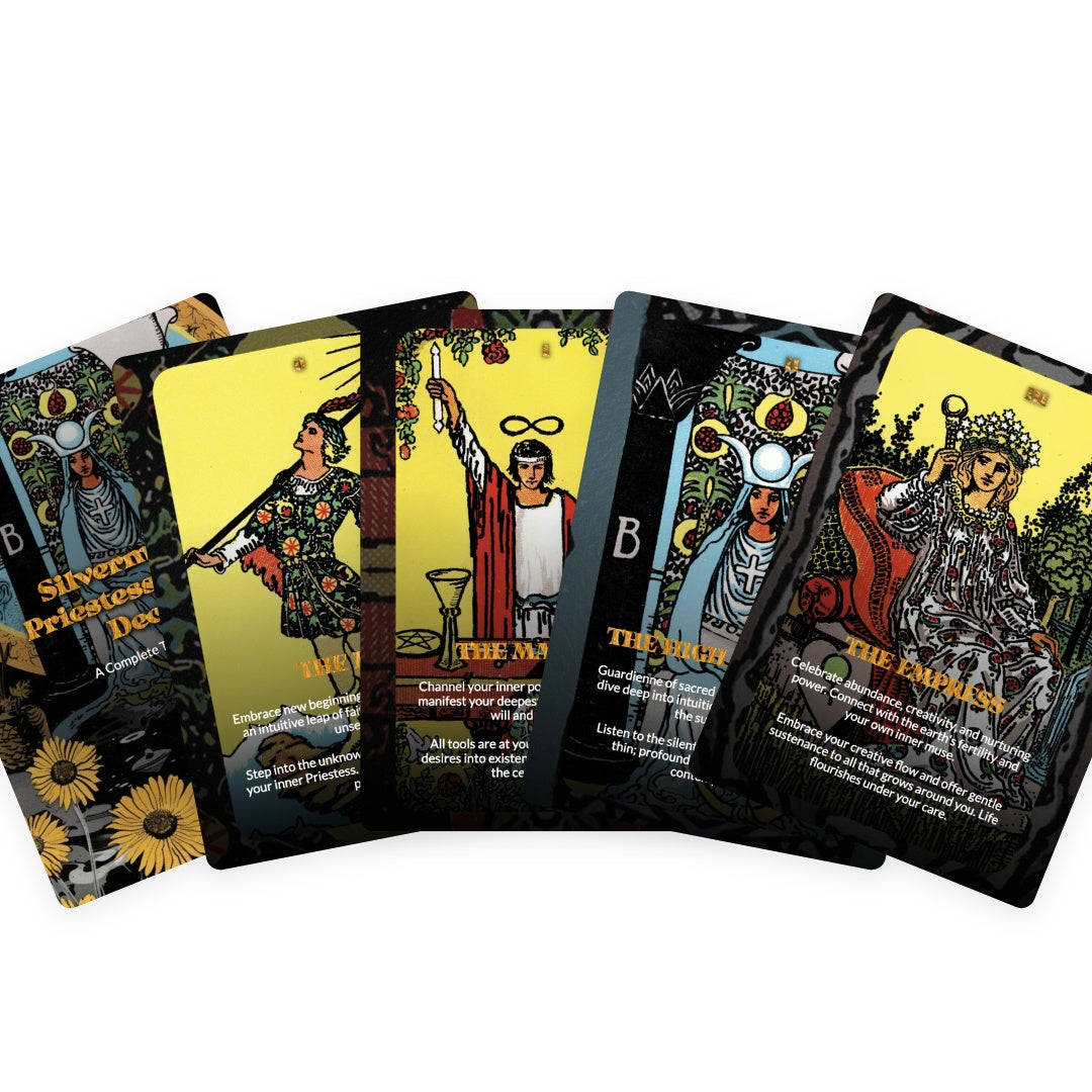 Silvermoon Priestess Tarot Deck - 78 Cards