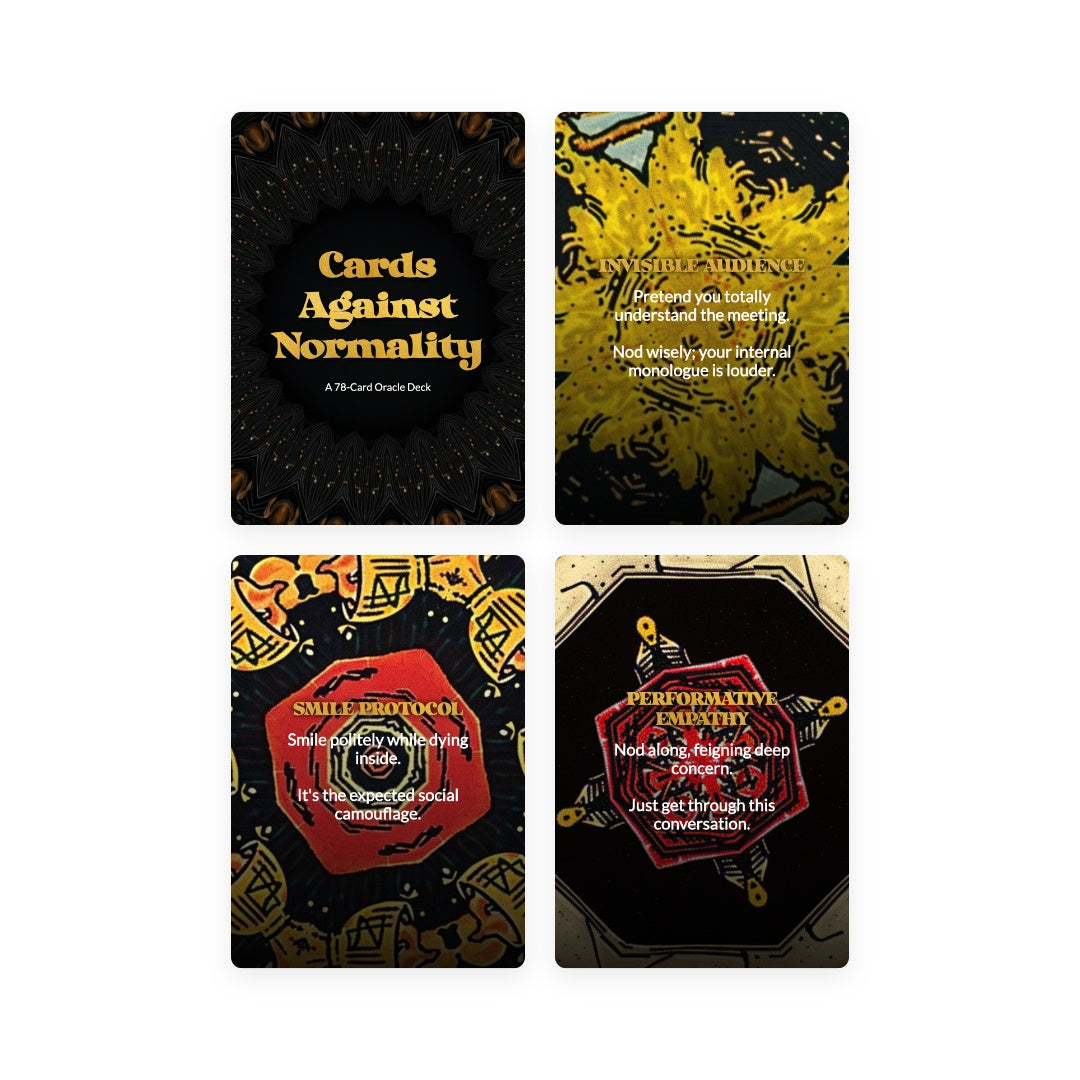 Cards Against Normality - 78 Oracle Cards