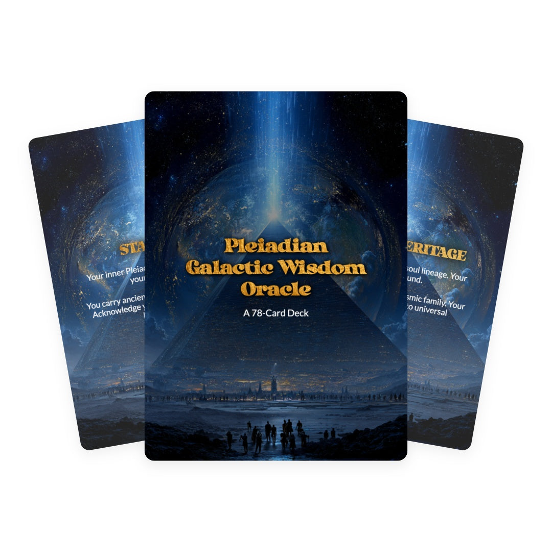 Pleiadian Galactic Wisdom Oracle Deck - 78 Cards