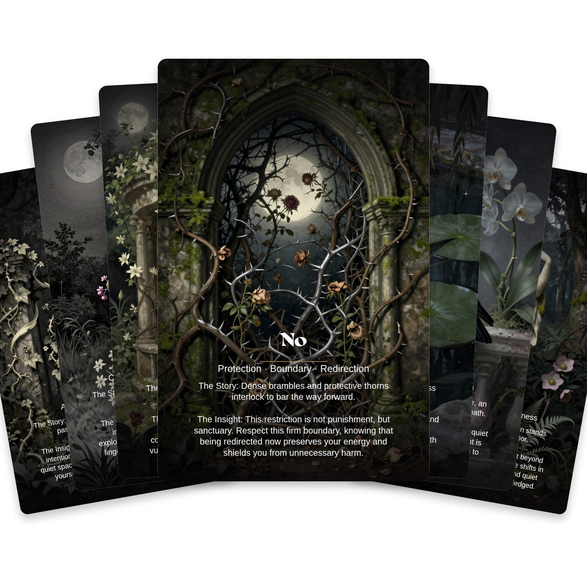 The Ghost Garden - 24 Séance & Oracle Cards — arrangement 3