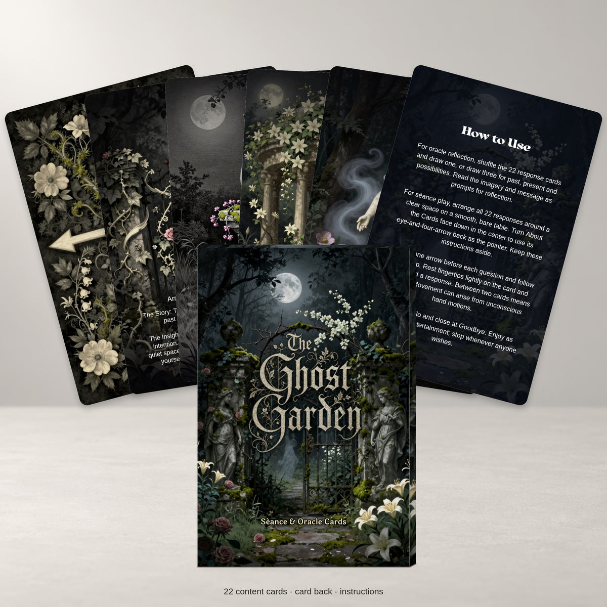 The Ghost Garden - 24 Séance & Oracle Cards — arrangement 4